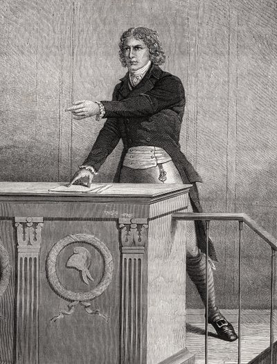 Louis Antoine de Saint Just da French School